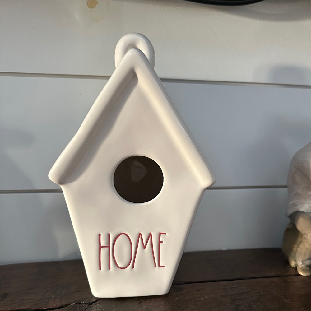 Rae Dunn birdhouse